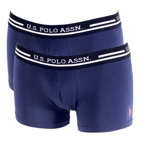 PACK DE 2 BOXERS BASICS NAVY LOW - US POLO ASSN PACK DE 2 BOXERS BASICS NAVY LOW - US POLO ASSN