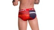 SLIP BELIVE PHOTOPRINT CEINTURE ROUGE 0474 - JOR
