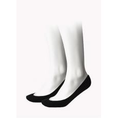 PACK DE 2 CHAUSSETTES FOOTIE NOIR  - TOMMY HILFIGER