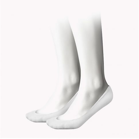 PACK DE 2 CHAUSSETTES FOOTIE BLANC  - TOMMY HILFIGER