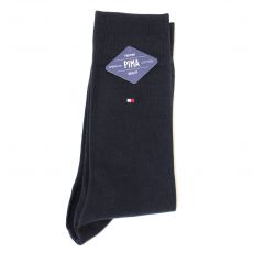 CHAUSSETTES NAVY COTON FIN PIMA PREMIUM - TOMMY HILFIGER