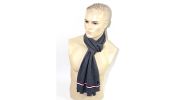 ECHARPE GRISE TRICOLOR EN LAINE  - US POLO ASSN