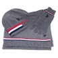 ECHARPE GRISE TRICOLOR EN LAINE - US POLO ASSN ECHARPE GRISE TRICOLOR EN LAINE - US POLO ASSN