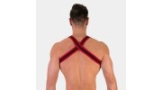HARNESS JORDE ROUGE / NOIR - BARCODE