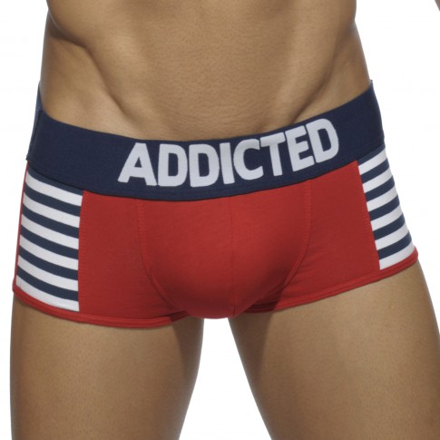 BOXER SAILOR STRIPES ROUGE AD511 - ADDICTED BOXER SAILOR STRIPES ROUGE AD511 - ADDICTED