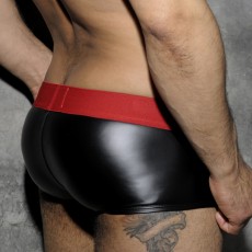 BOXER FETISH RUB CEINTURE ROUGE ADF49 - ADDICTED