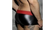 BOXER FETISH RUB CEINTURE ROUGE ADF49 - ADDICTED