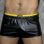 SHORT FETISH RUB CEINTURE JAUNE ADF50 - ADDICTED