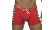 BOXER DE BAIN ROUGE COLORED SAILOR ADS107 - ADDICTED