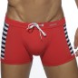 BOXER DE BAIN ROUGE COLORED SAILOR ADS107 - ADDICTED BOXER DE BAIN ROUGE COLORED SAILOR ADS107 - ADDICTED