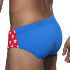 SLIP BAIN STAR PRINTED ROUGE ADS135 - ADDICTED