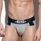 STRIPE MIX BRIEF GRIS EN MODAL UN230 - ES COLLECTION