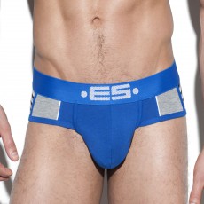 STRIPE MIX BRIEF BLEU EN MODAL UN230 - ES COLLECTION