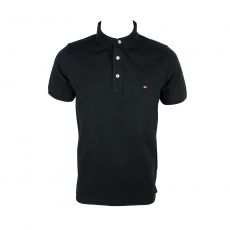 POLO CORE MODERN SLIM NOIR  - TOMMY HILFIGER