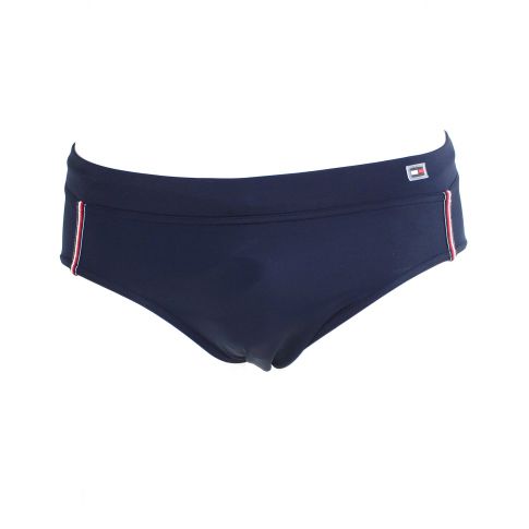 SLIP DE BAIN NAVY KNIT BRIEF  - TOMMY HILFIGER