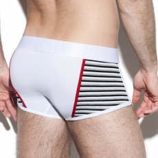 STRIPE MIX BOXER ROUGE EN MODAL UN231 - ES COLLECTION