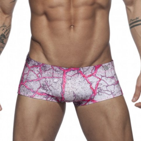  BOXER DE BAIN HARD FUSHIA ADS176 - ADDICTED