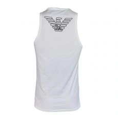 DEBARDEUR BLANC COL ROND  EAGLE NOIR - ARMANI