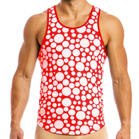 TANK TOP POLKADOT ROUGE 08831 - MODUS VIVENDI