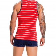 TANK TOP NAVAL ROUGE 0601 - JOR
