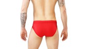 SLIP DE BAIN NICE ROUGE SW0005PA-R - TOF PARIS