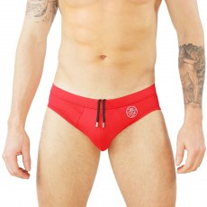 SLIP DE BAIN NICE ROUGE SW0005PA-R - TOF PARIS