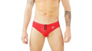 SLIP DE BAIN NICE ROUGE SW0005PA-R - TOF PARIS