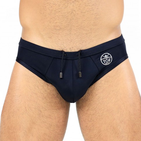 SLIP DE BAIN NICE NOIR SW0005PA-N - TOF PARIS