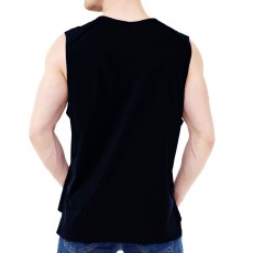 TANK TOP POWER NOIR TS00026C-N - TOF PARIS