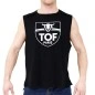 T-SHIRT SANS MANCHES POWER NOIR TS00026C-N - TOF PARIS T-SHIRT SANS MANCHES POWER NOIR TS00026C-N - TOF PARIS
