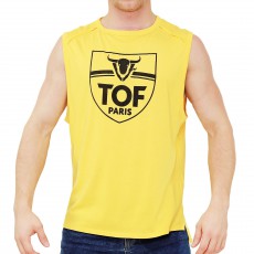 TANK TOP POWER JAUNE TS00026C-J - TOF PARIS