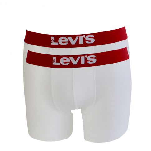 LOT DE 2 BOXERS EN COTON BLANC - LEVIS