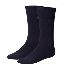 CHAUSSETTES PACK 2 PAIRES UPLAND PREMIUM QUALITY DARK NAVY - TOMMY HILFIGER