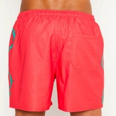 SHORT DE BAIN JUNGLE FEVER ROUGE - SB-YU-ROUGE  - YUNSO PARIS