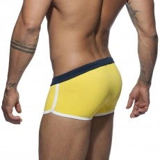 MINI BOXER DE BAIN SWIM PLAIN JAUNE ADS164 - ADDICTED