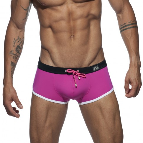 MINI BOXER DE BAIN SWIM PLAIN FUSHIA ADS164 - ADDICTED