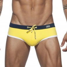 SLIP DE BAIN SWIM JAUNE ADS163 - ADDICTED