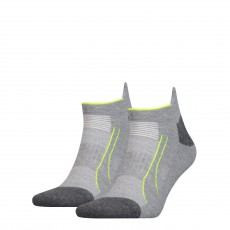 PACK DE 2 PAIRES CHAUSSETTES TRAINING CELL SNEAKER GRIS PERFORMANCE  - PUMA