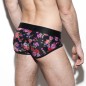 SLIP FLOWERY NOIR UN250 - ES COLLECTION SLIP FLOWERY NOIR UN250 - ES COLLECTION