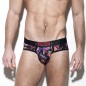 SLIP FLOWERY NOIR UN250 - ES COLLECTION SLIP FLOWERY NOIR UN250 - ES COLLECTION