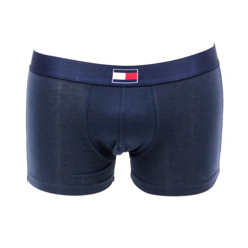 BOXER COURT TRUNK NAVY MICROFIBRE FLAG CORE UM0UM00882 - TOMMY HILFIGER BOXER COURT TRUNK NAVY MICROFIBRE FLAG CORE UM0UM00882 - TOMMY HILFIGER