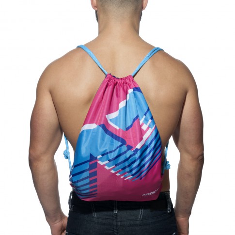 SAC REVERSIBLE AD BACKPACK FUSHIA ET VIOLET AD658 - ADDICTED 