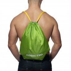 SAC REVERSIBLE AD BACKPACK BLEU ET VERT AD658 - ADDICTED 