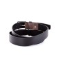 CEINTURE AJUSTABLE BOUCLE ARDILLON BELT NOIR K50K504138 - CALVIN KLEIN