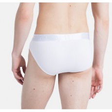  SLIP HIP BRIEF BLANC COTON LUXE MODAL  NB1555A - CALVIN KLEIN
