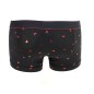 BOXER COURT NOIR  EAGLE ROUGE BRILLANT 8A592- ARMANI