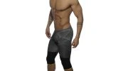 COLLANT DE SPORT MI-LONG ABSTRACT NOIR AD560- ADDICTED