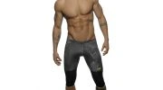 COLLANT DE SPORT MI-LONG NOIR AD560- ADDICTED