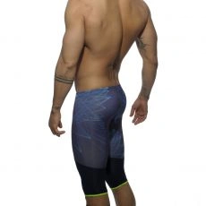 COLLANT DE SPORT MI-LONG MARINE AD560- ADDICTED