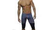 COLLANT DE SPORT MI-LONG MARINE AD560- ADDICTED